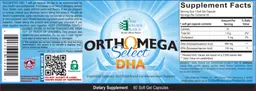 Label for Orthomega Select DHA
