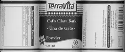 Label for Cat's Claw Bark - Una de Gato - Powder
