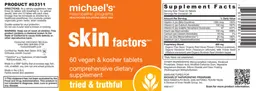 Label for Skin Factors