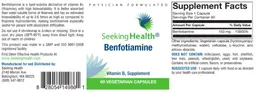 Label for Benfotiamine