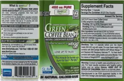 Label for SVETOL Green Coffee Bean+