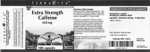 Extra Strength Caffeine 450 mg