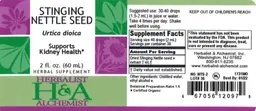 Label for Stinging Nettle Seed