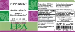 Label for Peppermint