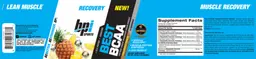 Label for Best BCAA Pineapple Freeze