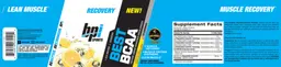 Label for Best BCAA Sweet Lemonade