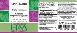 Label for Spikenard