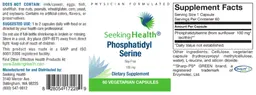 Label for Phosphatidyl Serine 100 mg