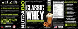 Label for Classic Whey Salted Caramel