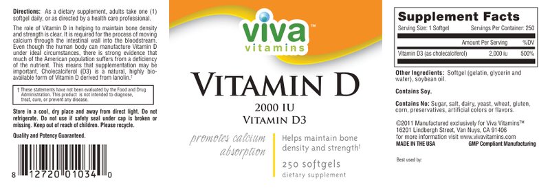 Vitamin D 2000 IU