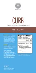 Label for Curb Dark Chocolate