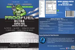Label for Ultra Super Fuel Mixed Berry Flavored