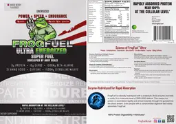 Label for Ultra Energized Super Fuel Mixed Berry Flavored