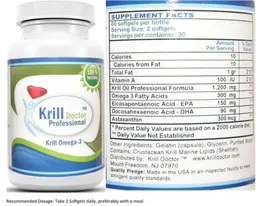 Label for Krill Omega-3
