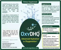 Label for OxyDHQ