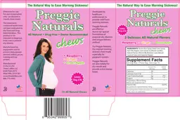 Label for Preggie Naturals Chews