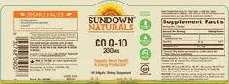 Label for CO Q-10 200 mg