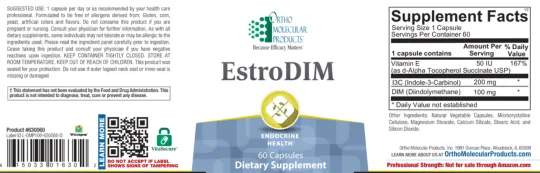 Label for EstroDIM