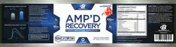 Label for AMP'D Recovery Watermelon