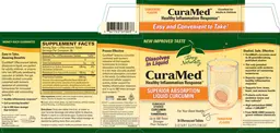 Label for CuraMed Tangerine Flavor