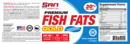 Label for Premium Fish Fats Gold