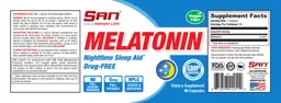 Label for Melatonin