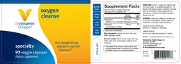 Label for Oxygen Cleanse