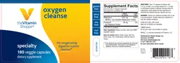 Label for Oxygen Cleanse