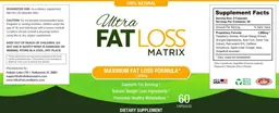 Label for Ultra Fat Loss Matrix