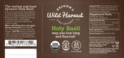 Label for Holy Basil
