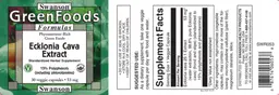Label for Ecklonia Cava Extract 53 mg