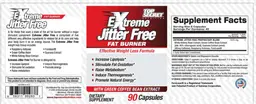 Label for EXtreme Jitter Free Fat Burner