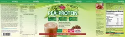Label for Pea Protein Chocolate