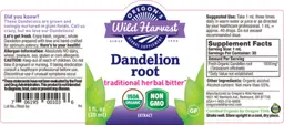 Label for Dandelion Root