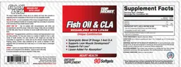 Label for Fish Oil & CLA Megablend With Lipase