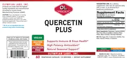 Label for Quercetin Plus