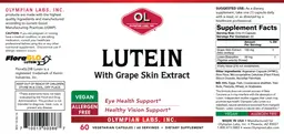 Label for Lutein