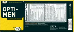 Label for Opti-Men