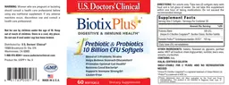 Label for BiotixPlus+