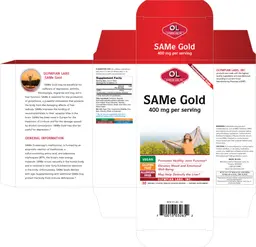 Label for SAMe Gold 400 mg