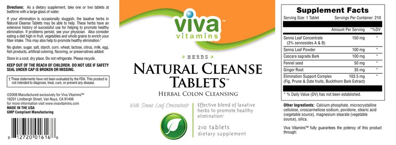 Natural Cleanse Tablets
