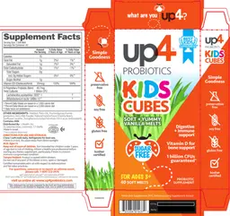 Label for Kids Cubes Soft + Yummy Vanilla Melts
