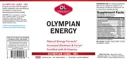 Label for Olympian Energy
