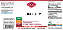 Label for Pedia Calm