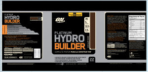 Platinum Hydro Builder Chocolate Shake