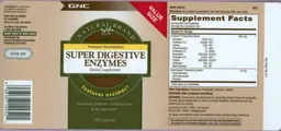 Label for Super Digestive Enzymes
