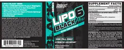 Label for Lipo6 Black Hers Ultra Concentrate
