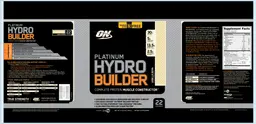Label for Platinum Hydro Builder Vanilla Bean