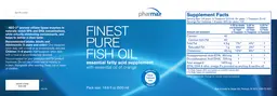 Label for Finest Pure Fish Oil
