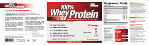 100% Whey Protein Vanilla Cream